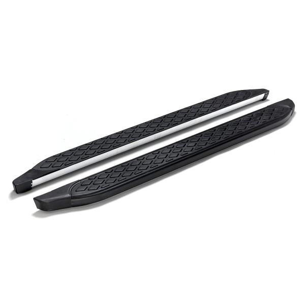 Trittbretter für Isuzu D-Max I, Bj: 02-12, Gamma, Schwarz