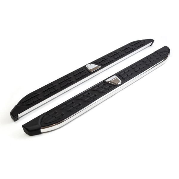 Trittbretter für Citroen C-Crosser, Bj: 07-13, Delta, Chrom